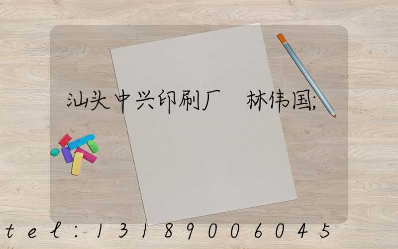 汕头中兴印刷厂 林伟国